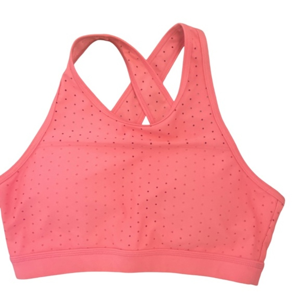 Buff Bunny Coral Sports Bra-M coral orange , polyester spandex